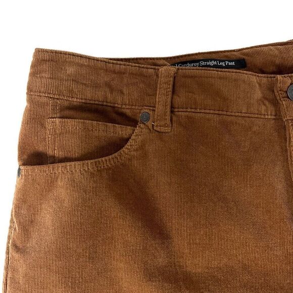 Talbots Petite Corduroy Straight Leg Pant size 16P with Alterations - Picture 4 of 9